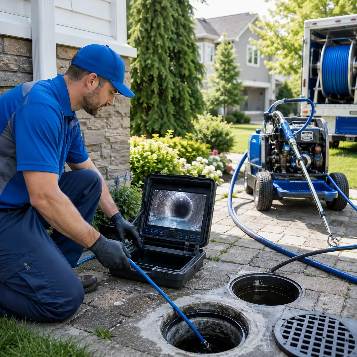 Outdoor drain cleaning professionals serving Mount Airy, LA