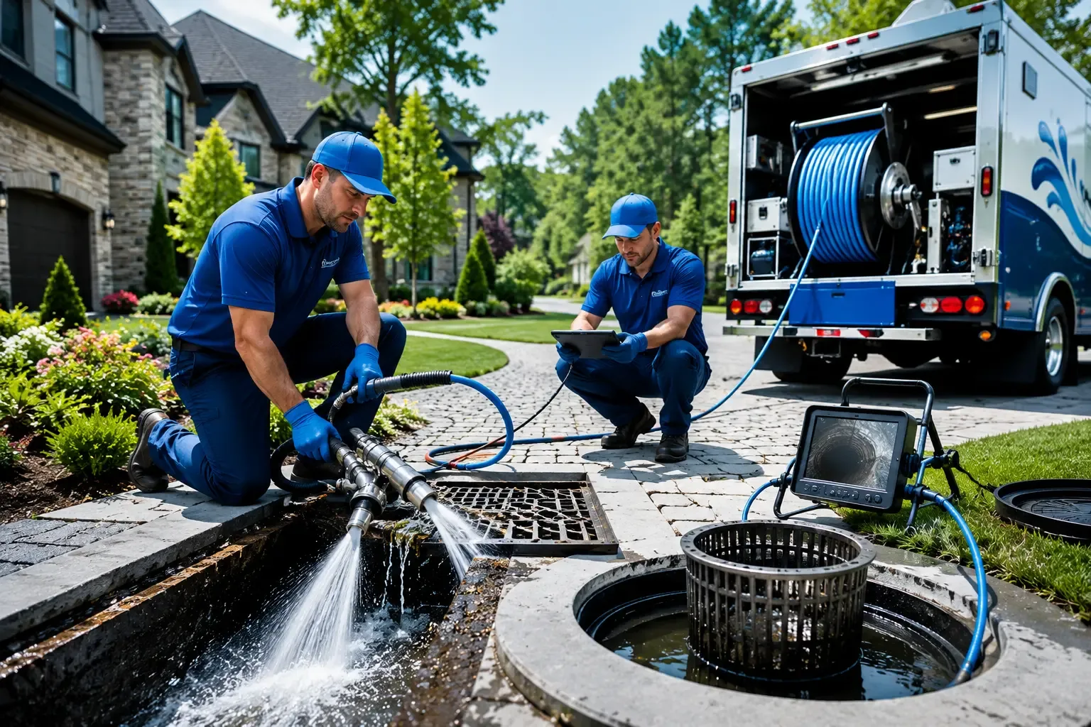 Local outdoor drain cleaning professionals in Mount Airy, LA