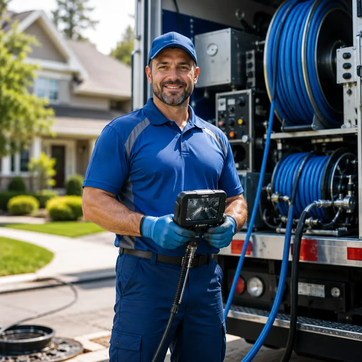 Local outdoor drain cleaning specialists in Mount Airy, LA